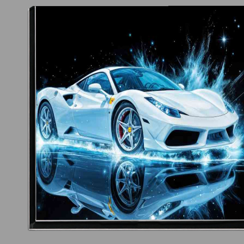 Buy Di-Bond : (Laferrari ferrari style white super car with splashes)