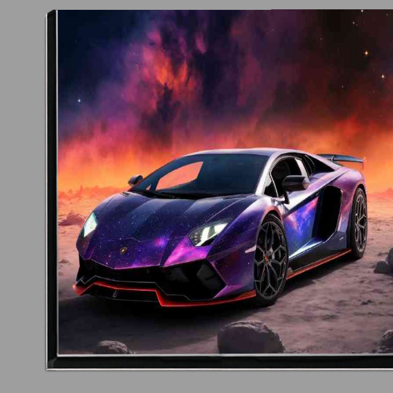Buy Di-Bond : (Lamborghini in the bleak background)