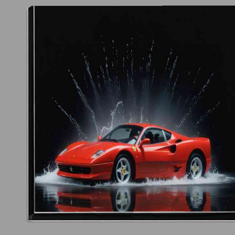 Buy Di-Bond : (Red testrossa ferrari with splashed art)