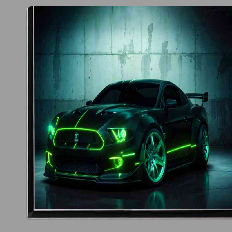 Buy Di-Bond : (Shelby gt 500 neon green style Super car)