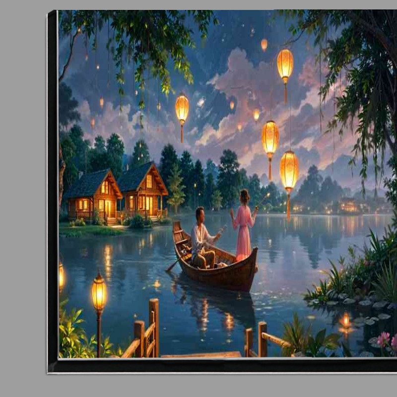 Buy Di-Bond : (Princess in a rowing boat on the lake)