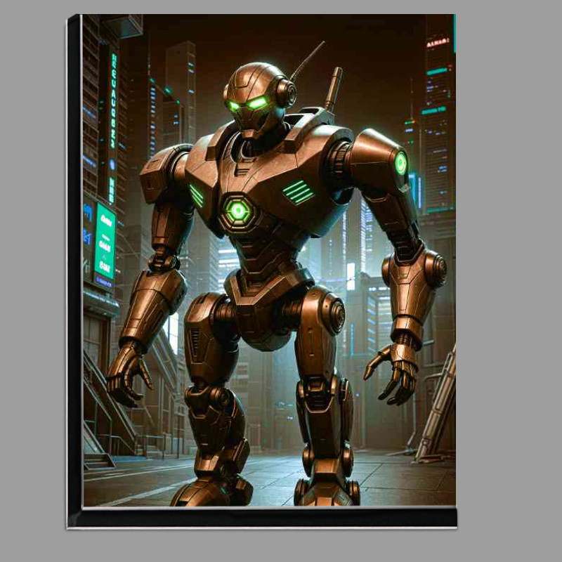 Buy Di-Bond : (Cyberpunk robot in neon futuristic)