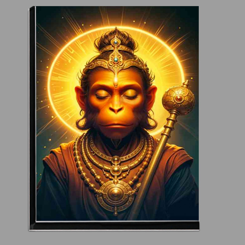 Buy Di-Bond : (Lord Hanuman deity golden glow)