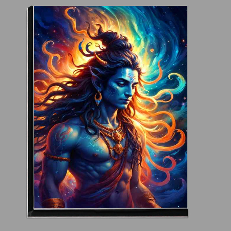 Buy Di-Bond : (Lord Shiva in full swirly colours)