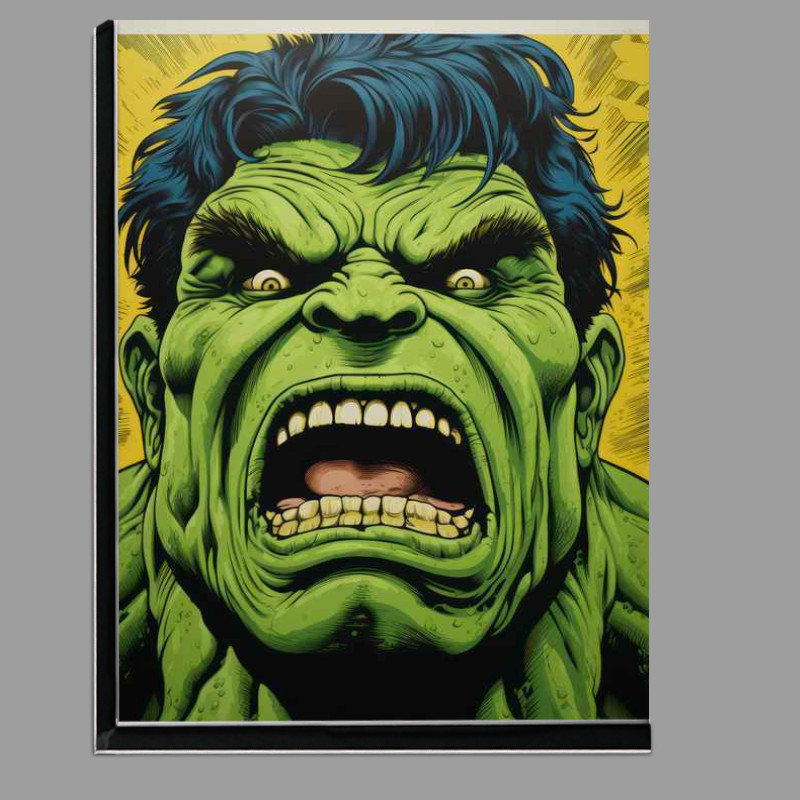 Buy Di-Bond : (Hulk Angry face cartoon style art)