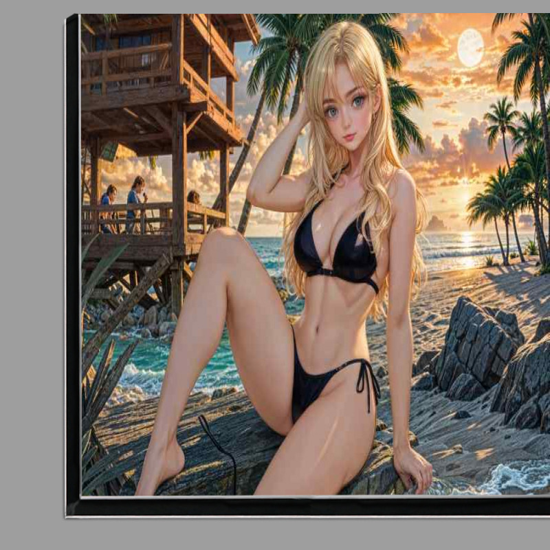 Buy Di-Bond : (Animae girl on the beach)