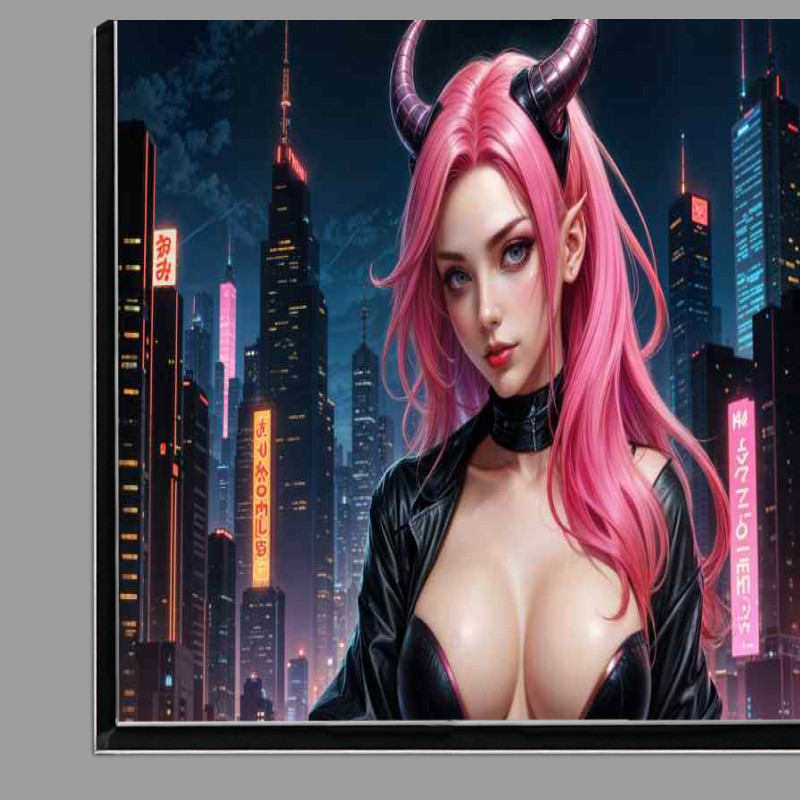 Buy Di-Bond : (Pink devil animae girl)