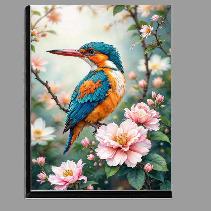 Buy Di-Bond : (Elegant Kingfisher on a perch)