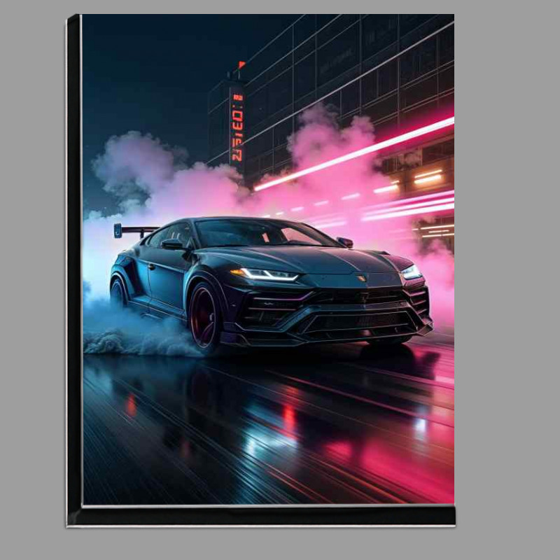 Buy Di-Bond : (Lambourghini urus on the track in motion)