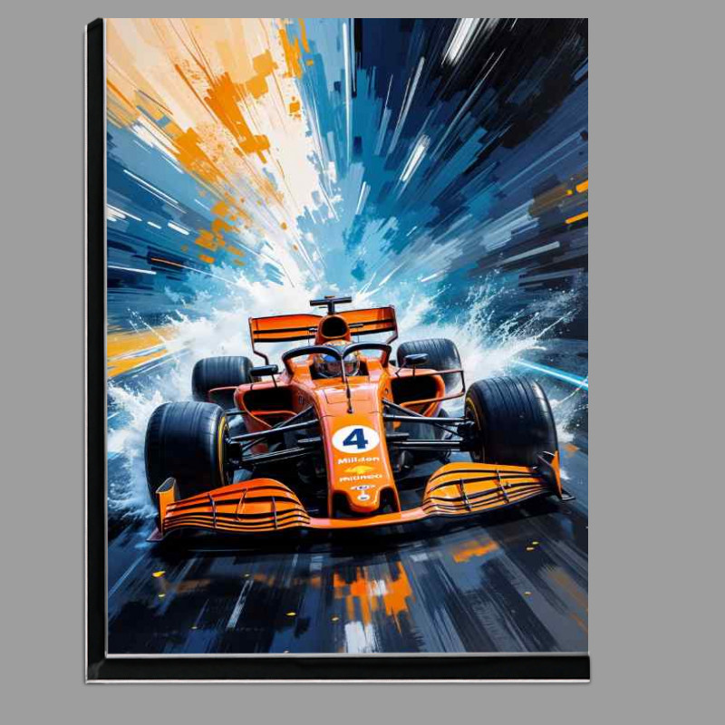 Buy Di-Bond : (Lando norris and mclaren abstract style)