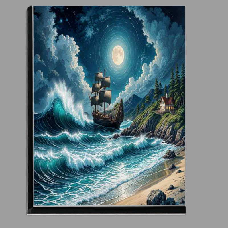 Buy Di-Bond : (Docked ship at night)