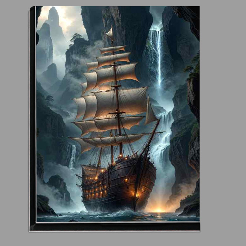 Buy Di-Bond : (Large sailing ship on the seas)