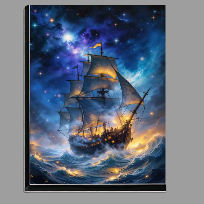 Buy Di-Bond : (Sail ship full sail at night)