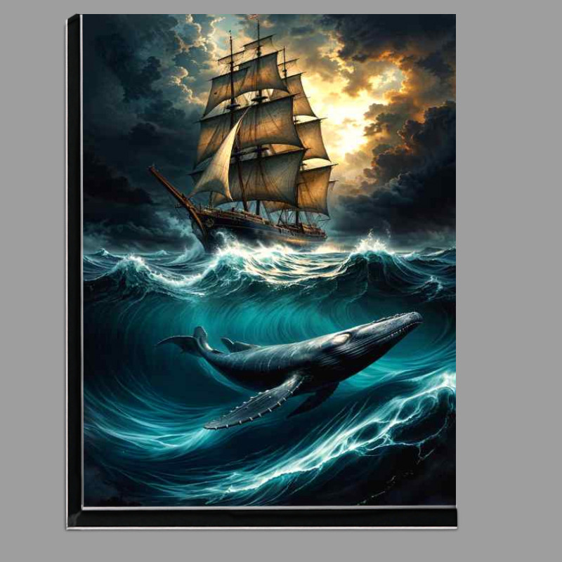 Buy Di-Bond : (The whale and the sail ship)