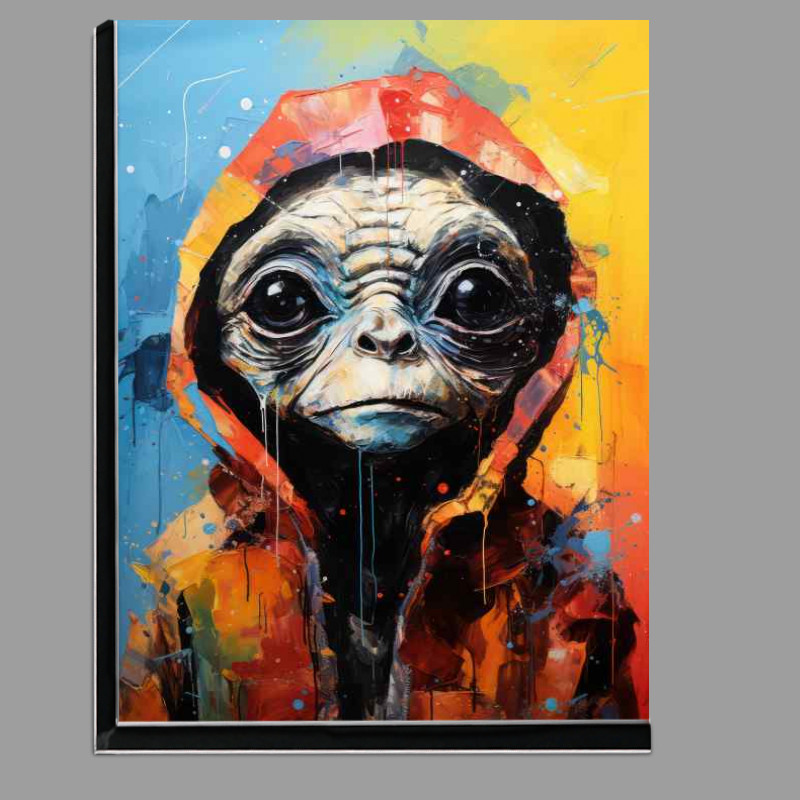 Buy Di-Bond : (Pallet knife painting of E.T Very colourful)