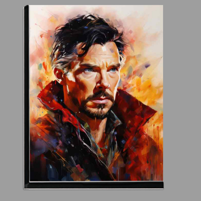 Buy Di-Bond : (Pallet knife painting of doctor strange style)
