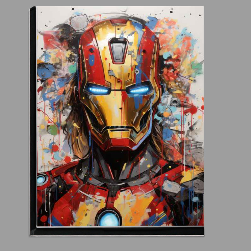 Buy Di-Bond : (Iron Man colourful splash art style)