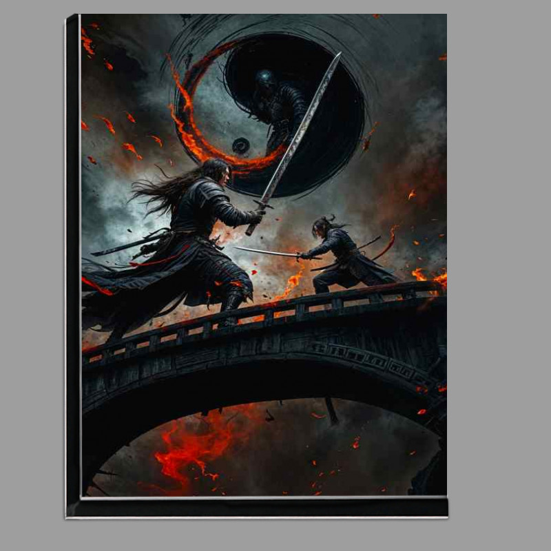 Buy Di-Bond : (Samurai warriors fighting on the bridge)