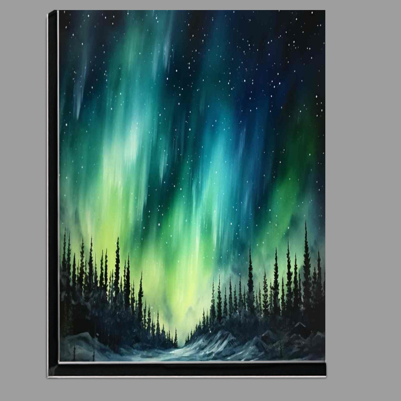 Buy Di-Bond : (Auroras Canvas Riverbanks Starry Euphony)