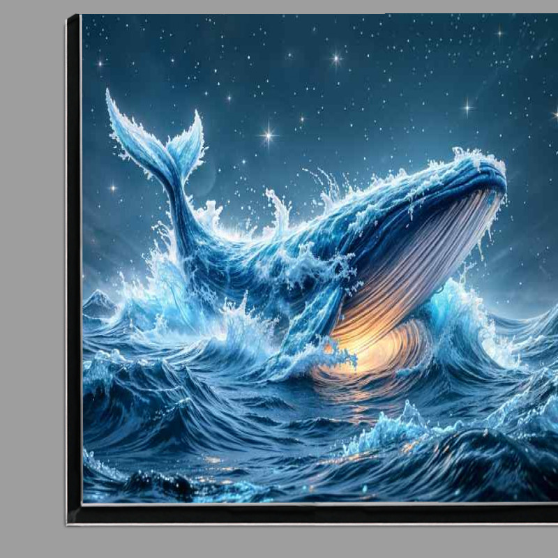 Buy Di-Bond : (Crashing humpback whale)