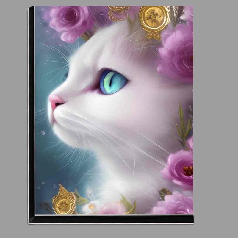 Buy Di-Bond : (Cute Kitten A Cat Big Blue Eyes)