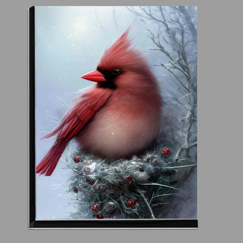 Buy Di-Bond : (Detailed Fantasy Fluffy Tiny Birds Cardinals)
