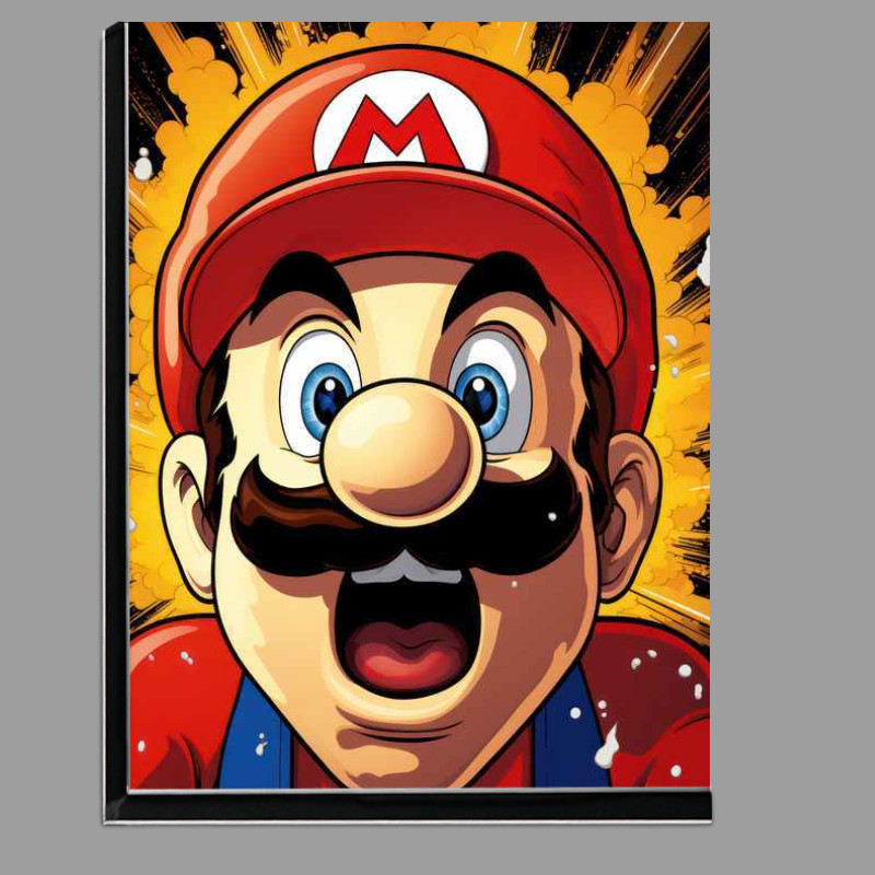 Buy Di-Bond : (Mario bros pop art)