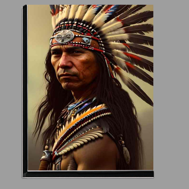 Buy Di-Bond : (Native American Indian Warrior)