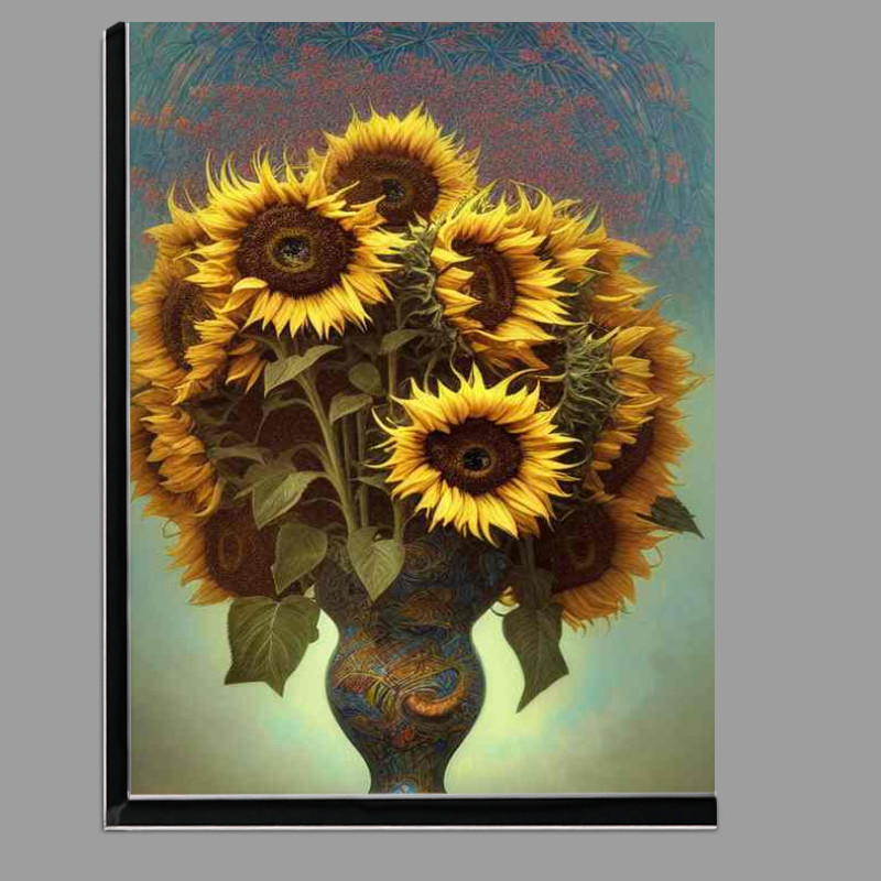 Buy Di-Bond : (Vase Of Sunflowers)
