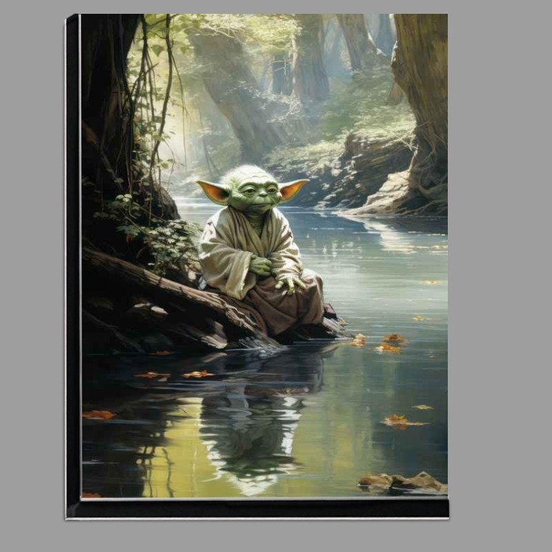 Buy Di-Bond : (Oceans Lullaby Yoda sitting by the river)
