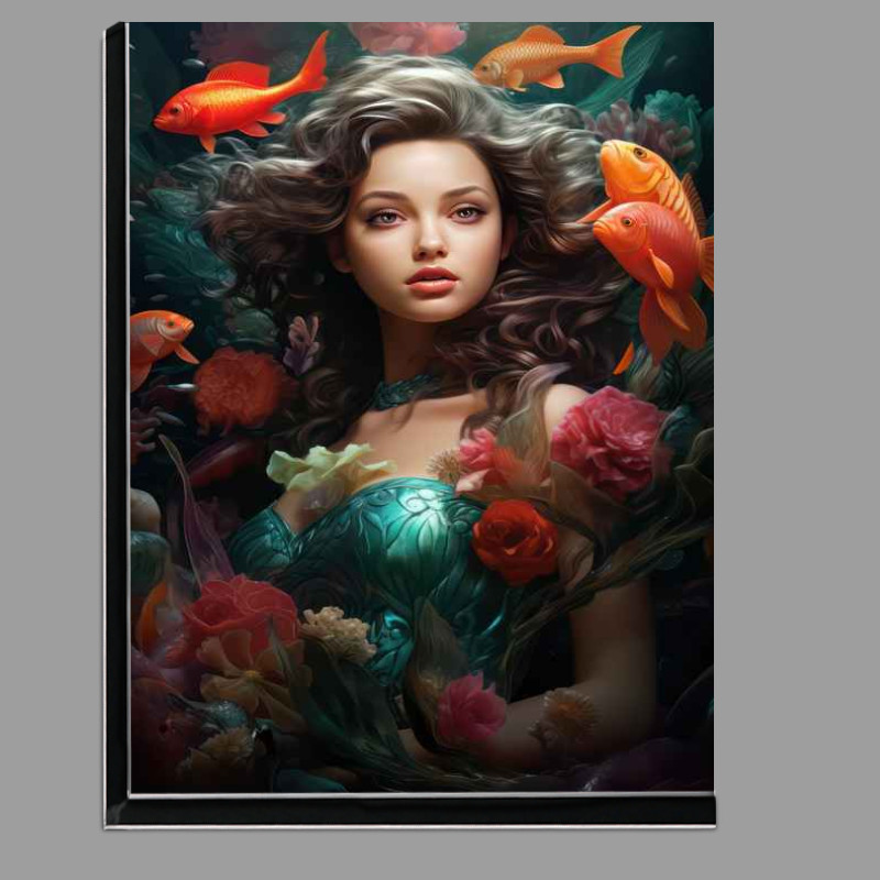 Buy Di-Bond : (Princess in the pool with corals and fish)