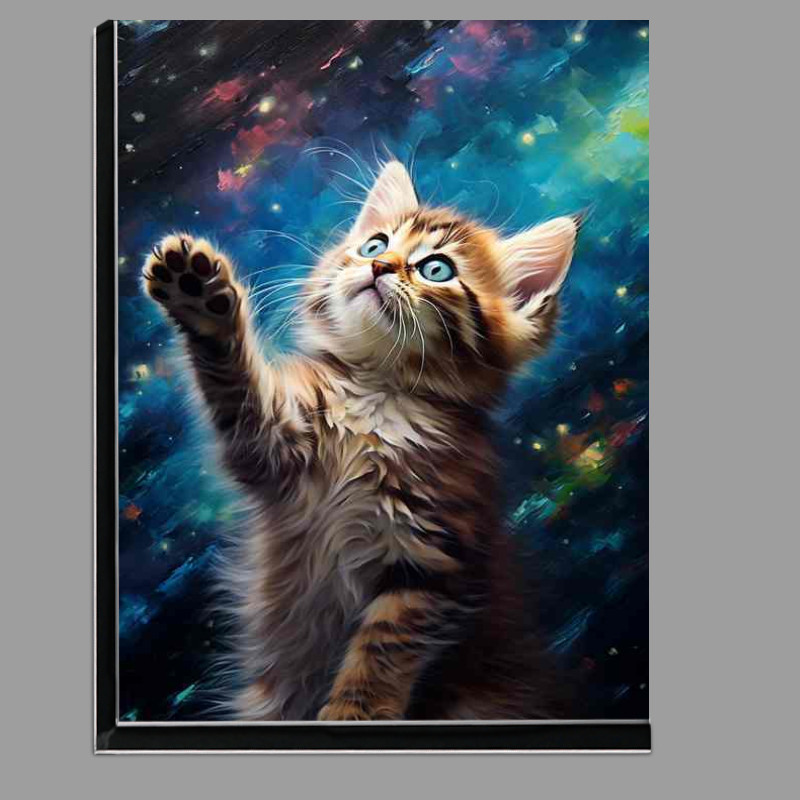 Buy Di-Bond : (Catscape Dewdrops and Leaves in Feline Art)