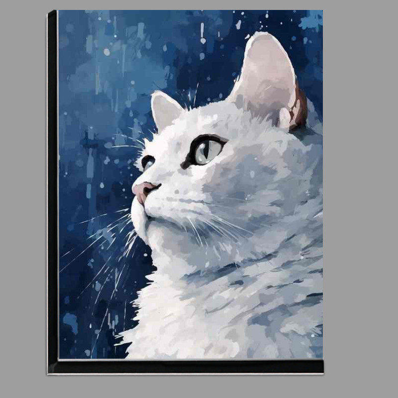 Buy Di-Bond : (Kitten And Cosmos Feline Fantasies inthe white snow)