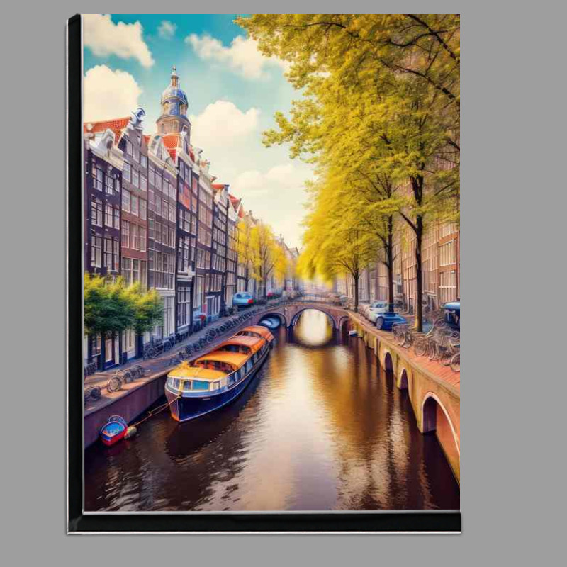 Buy Di-Bond : (Amsterdam dreams in summer with clouds)
