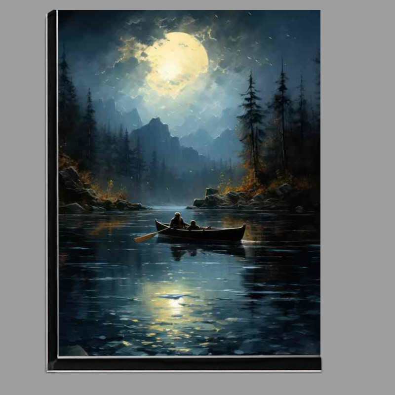 Buy Di-Bond : (Bright Night Moon Shimmers A reflection)