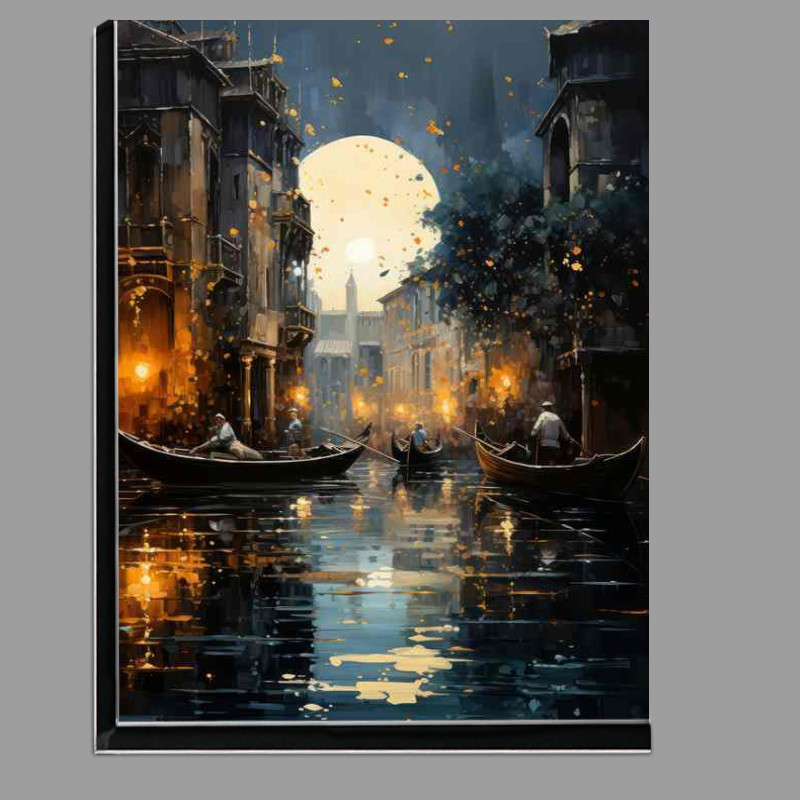 Buy Di-Bond : (Canals Midnight Tale Boats Rest Peacefully)