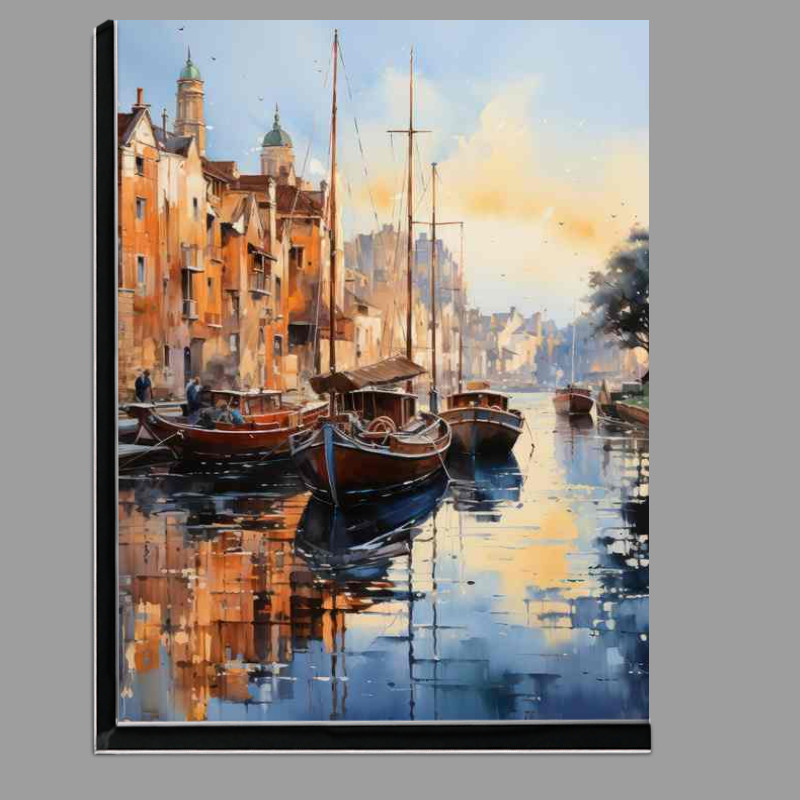 Buy Di-Bond : (Shimmering Waters Daytime Dance Of Boats)