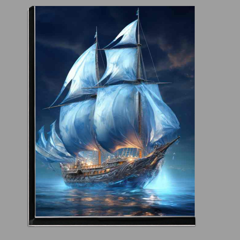 Buy Di-Bond : (Starry Seascape Whispers Sailboats Night Dance)