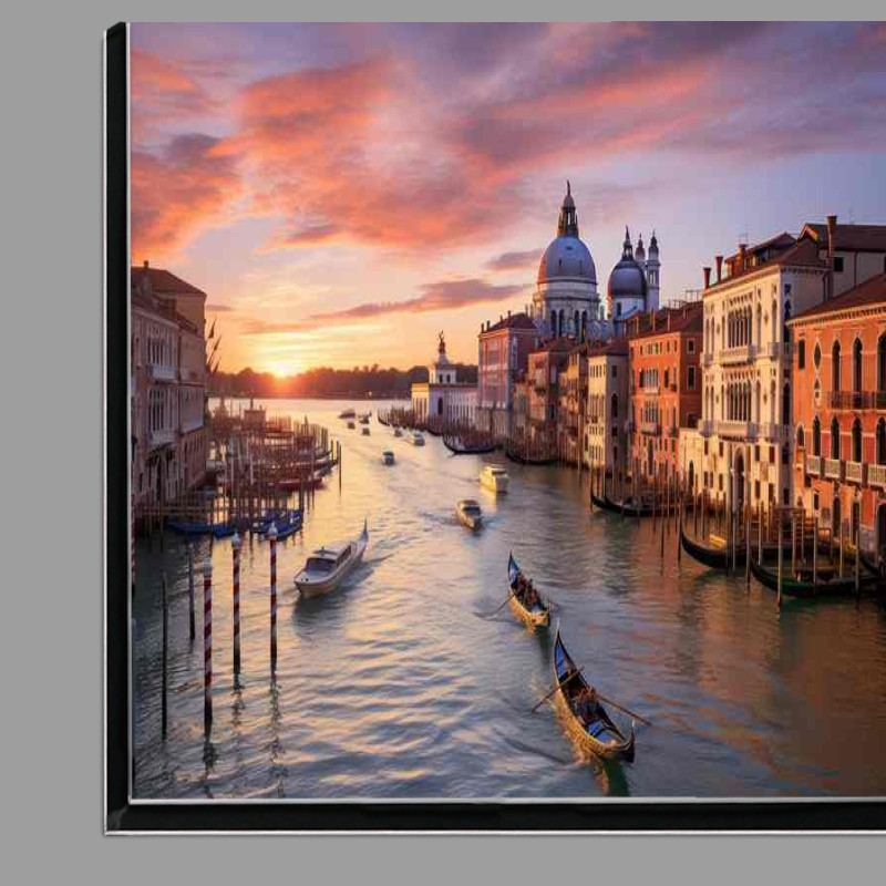 Buy Di-Bond : (Serene Waters Grand Canal Sunset Symphony)