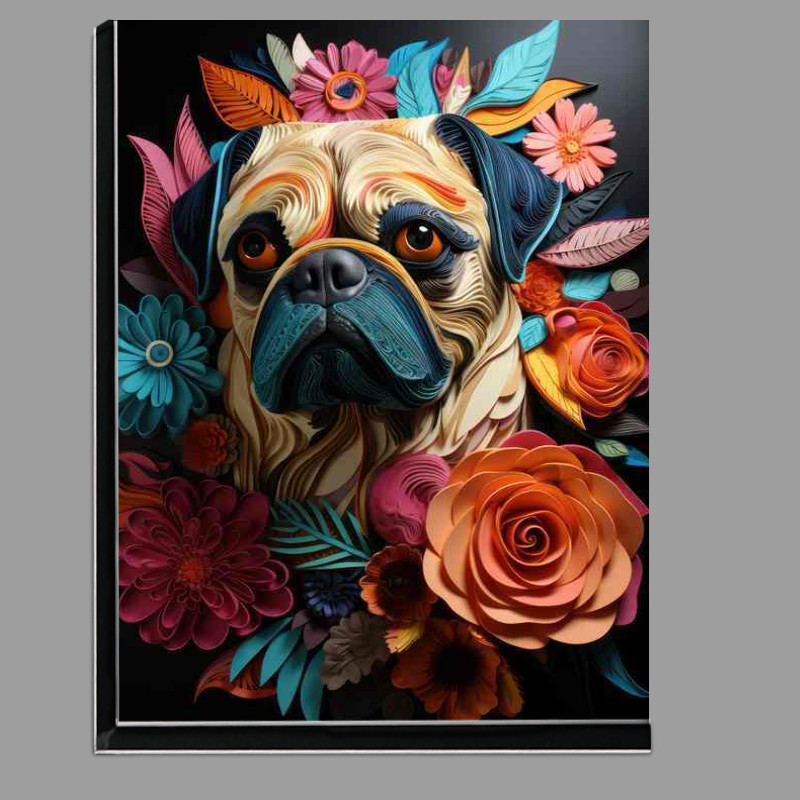 Buy Di-Bond : (Artistic Creations of Paul The Pug Flowers and Animals)
