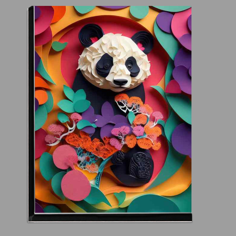 Buy Di-Bond : (Artistic Explorations Pete The Panda Animals and Blooms)