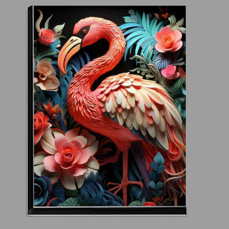 Buy Di-Bond : (Botanical and Zoological Symphony Flamingo)