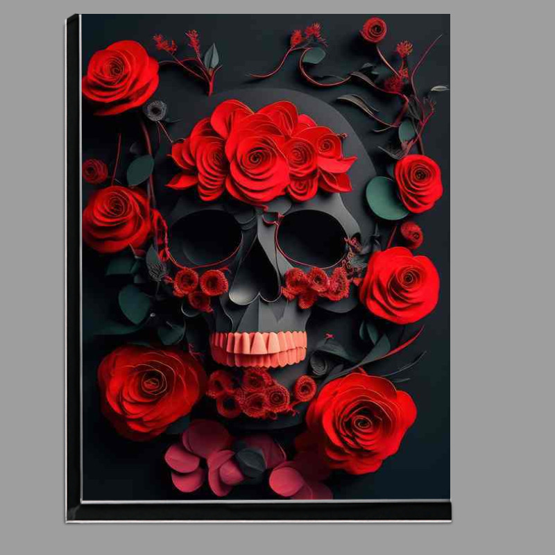 Buy Di-Bond : (Dimensional Delicacy Roses Skull Art)