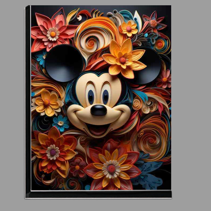 Buy Di-Bond : (Floral and Mike The Mouse Animal Artistry)
