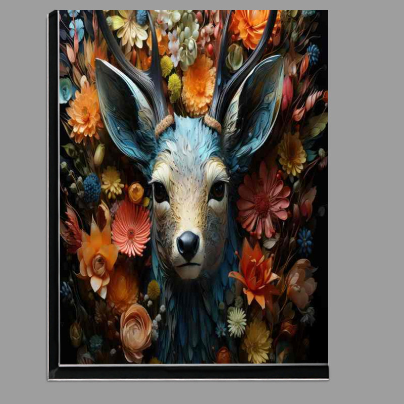 Buy Di-Bond : (Natures Muse Artistic Expressions of Flora and Wildlife Deer)