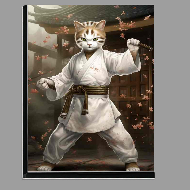 Buy Di-Bond : (Dojo Dwellers Cats Mastering Martial Arts Poses)