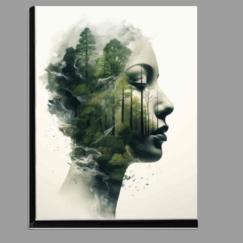 Buy Di-Bond : (Beautiful Duality of a woman and the forest)