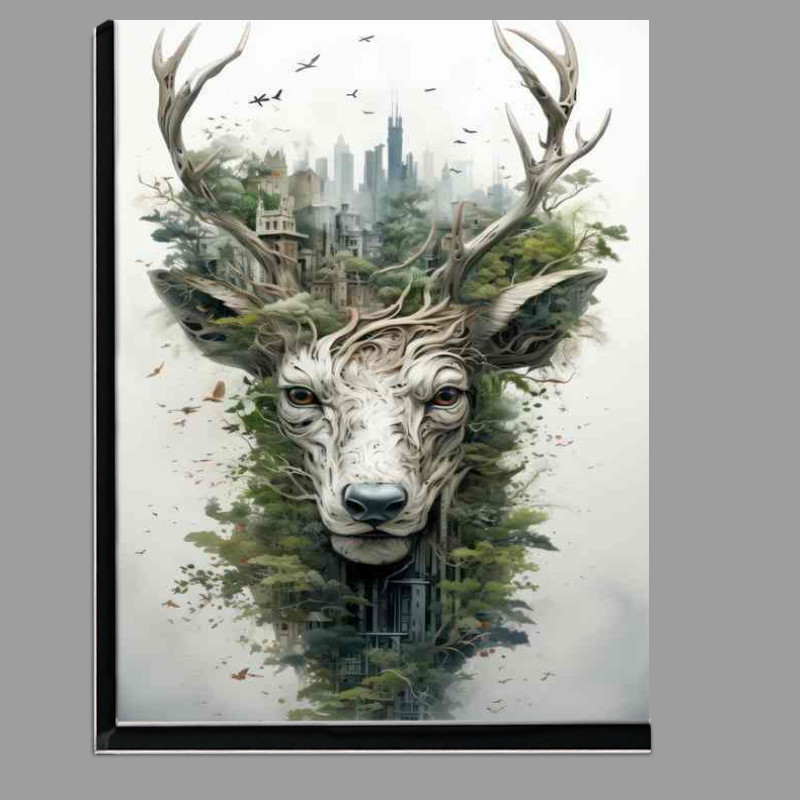 Buy Di-Bond : (Dreamlike Duality A Stags Head)