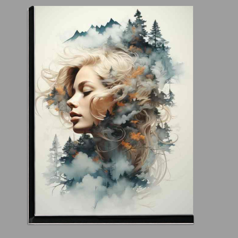 Buy Di-Bond : (Gorgeous Double Exposure Wilderness Scene)