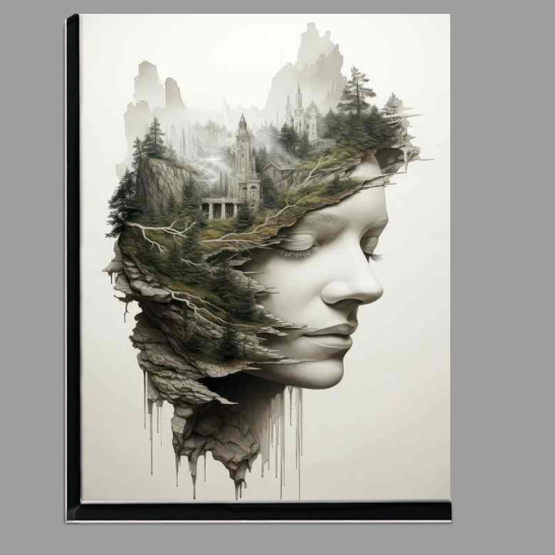Buy Di-Bond : (Whispering Wilderness Womans Exposure Forest Dreams)